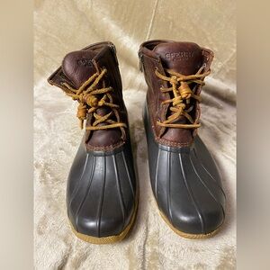 SPERRY‎ DUCK BOOTS WOMEN SIZE 8 SIDE ZIP